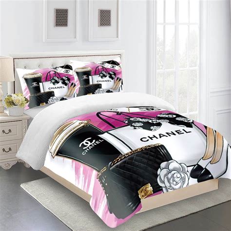 chanel inspired comforter set.